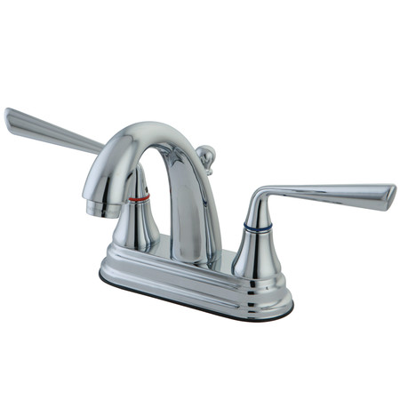 SILVER SAGE KS7611ZL 4-Inch Centerset Bathroom Faucet with Brass Pop-Up KS7611ZL